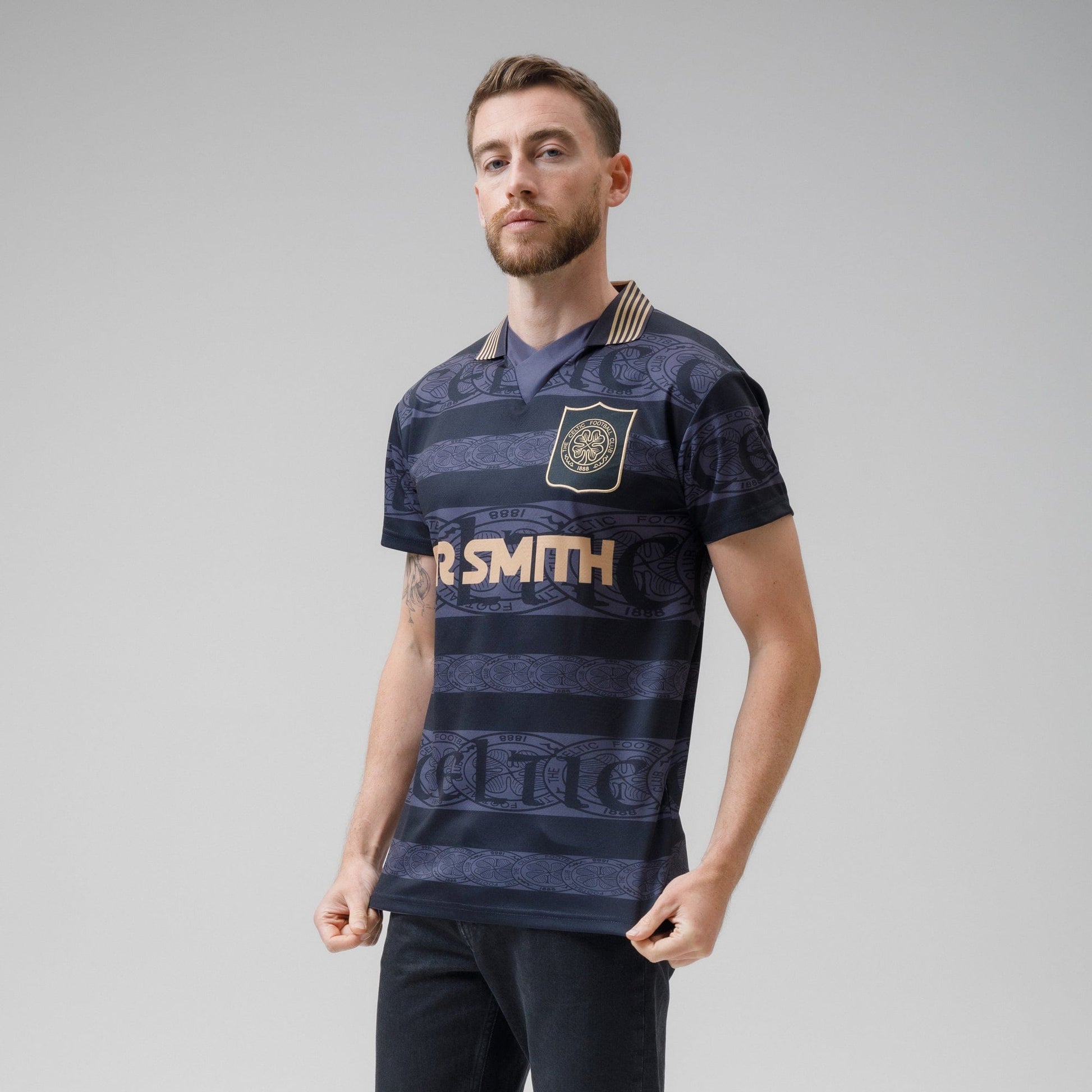 Celtic Gold Blackout 1996 Retro Jersey