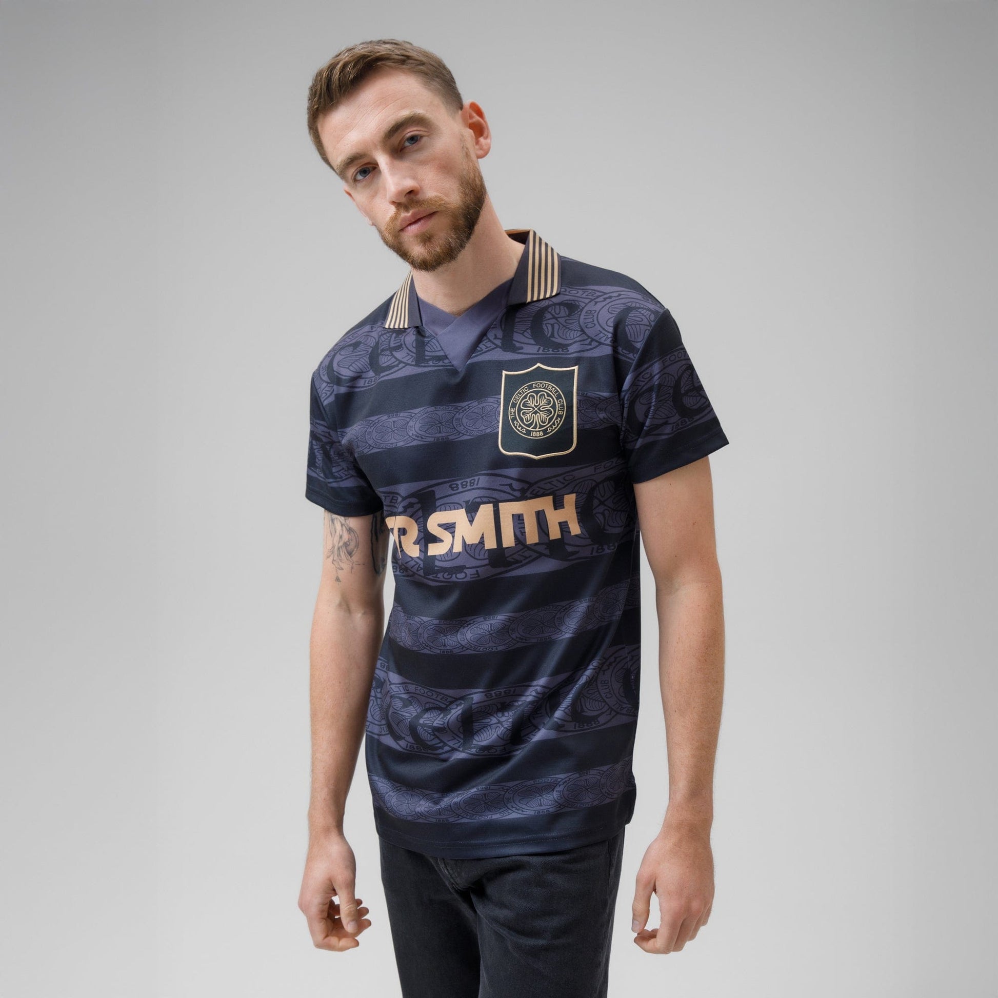 Celtic Gold Blackout 1996 Retro Jersey