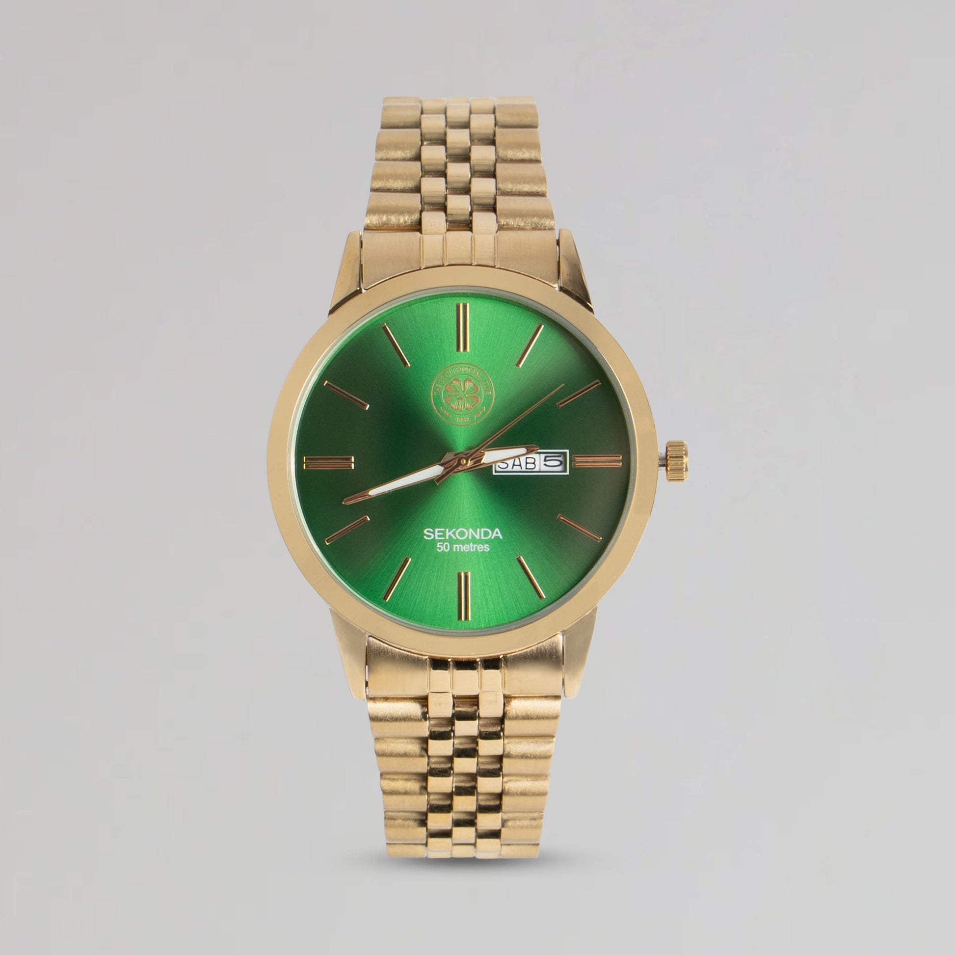 Celtic Gold Bracelet Strap Watch