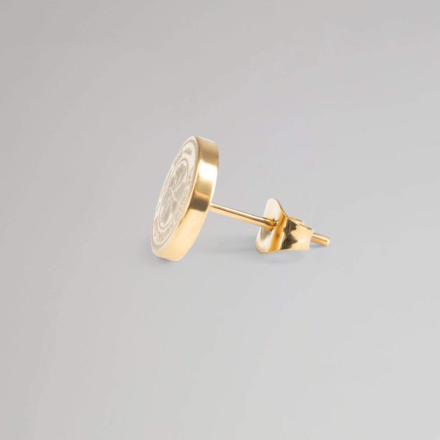 Celtic Gold Plated Single Stud Earring