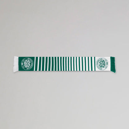 Celtic Green and White Gradient Scarf