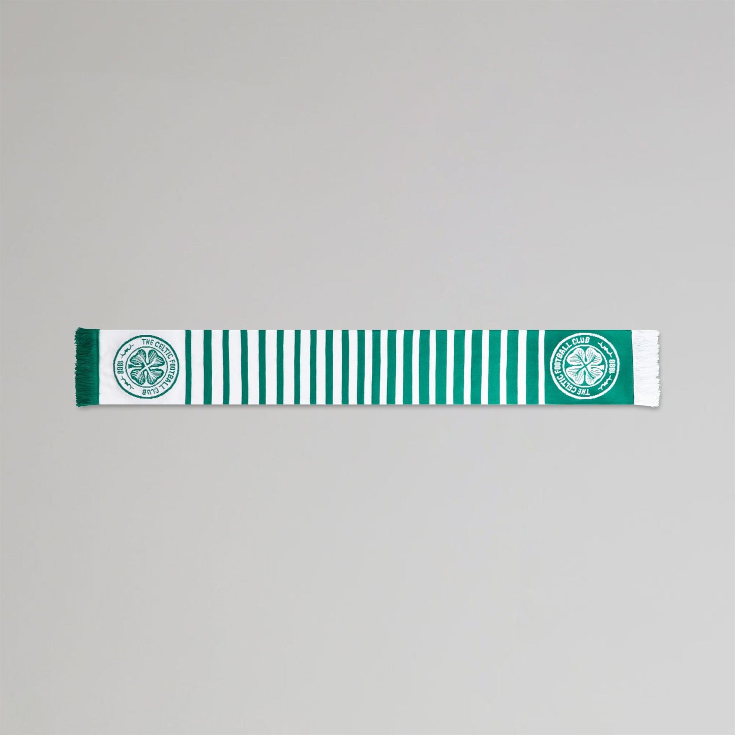 Celtic Green and White Gradient Scarf