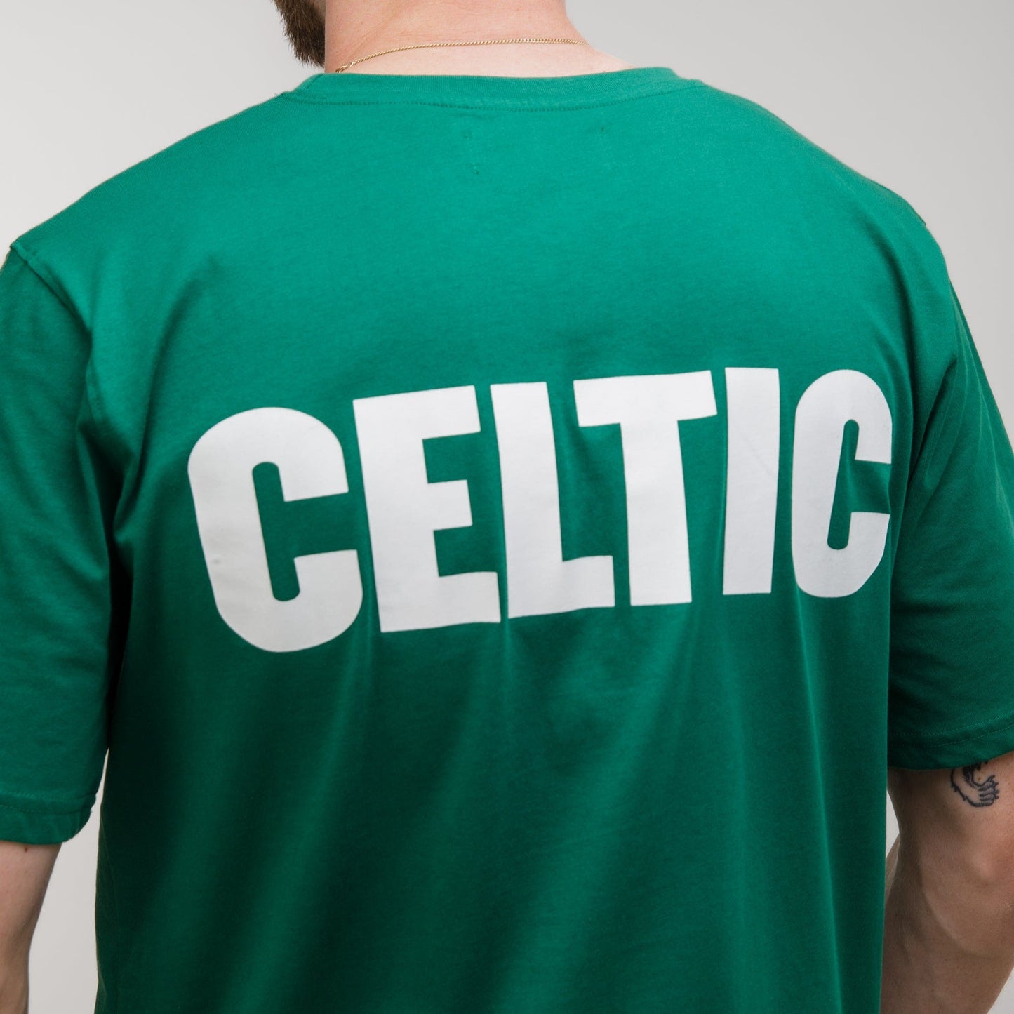 Celtic Green Back Text T-Shirt