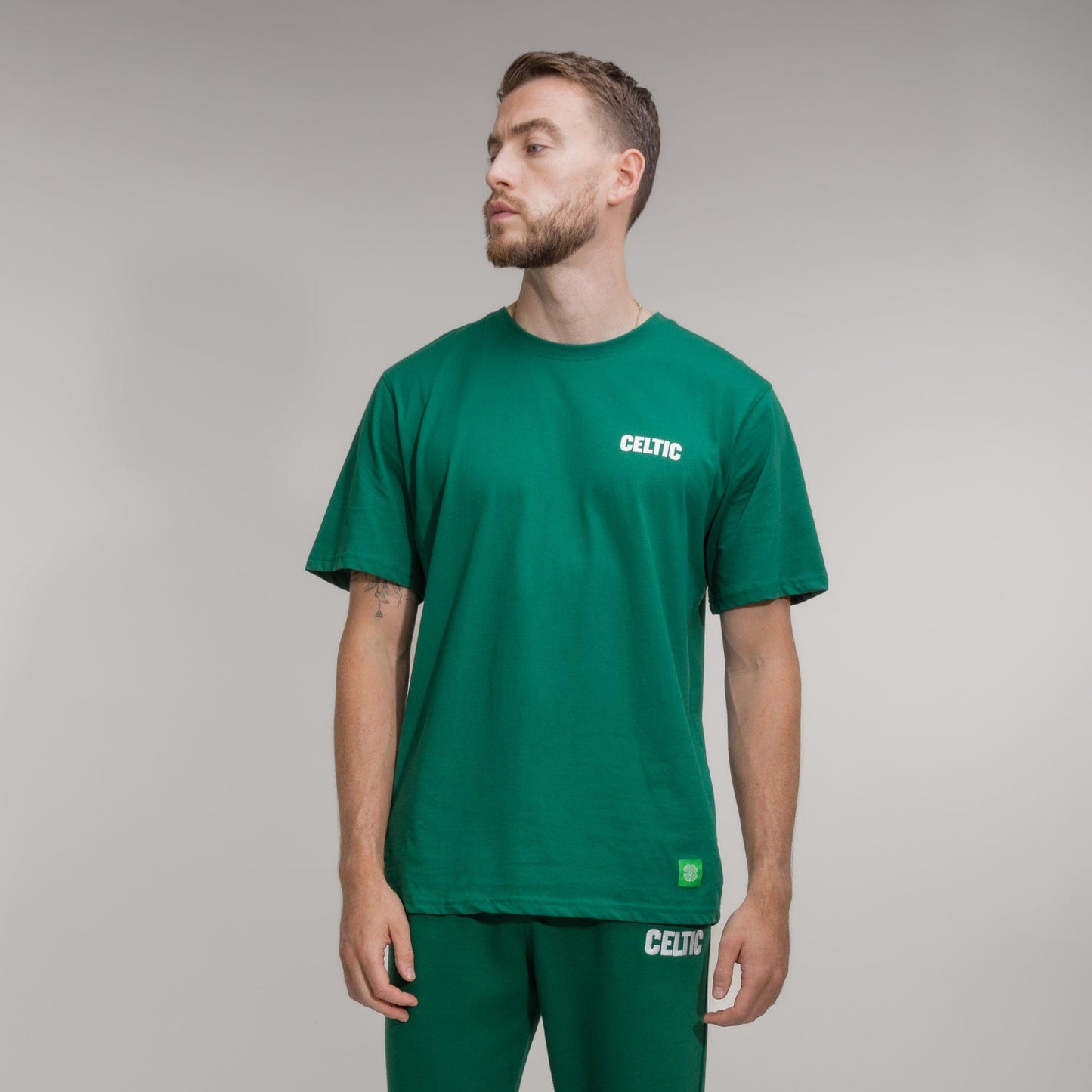 Celtic Green Back Text T-Shirt