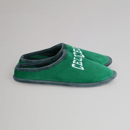 Celtic Green Mule Slipper