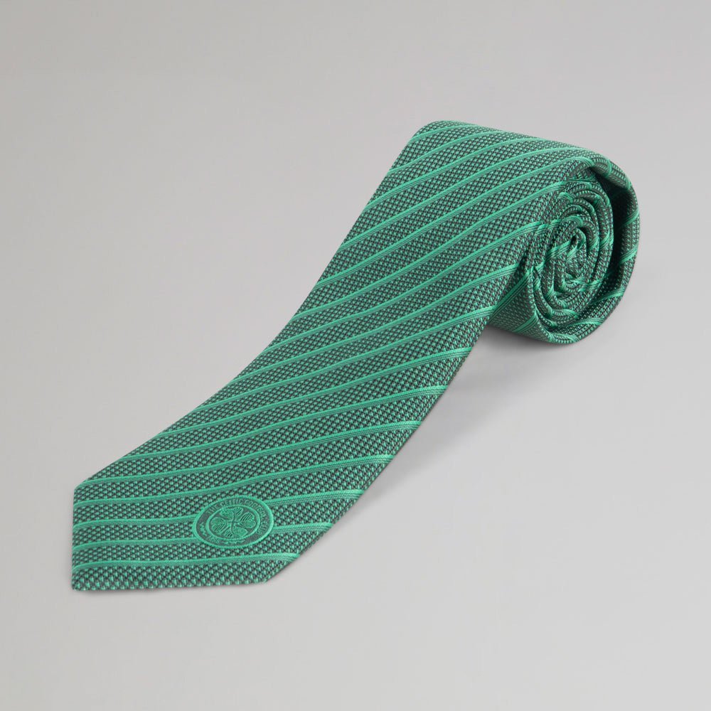 Celtic Green Stripe Tie