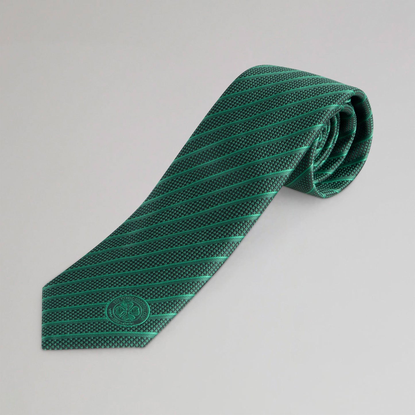 Celtic Green Stripe Tie
