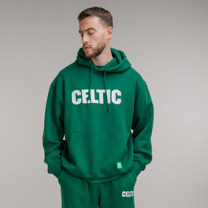 Celtic Green Text Hoodie