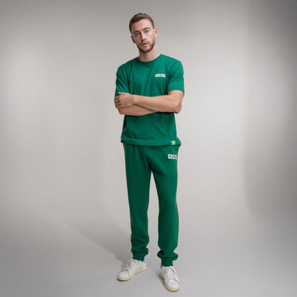 Celtic Green Text Joggers