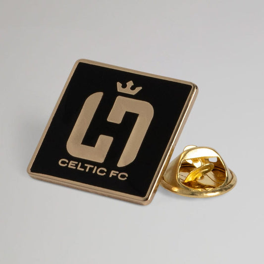 Celtic Henrik Larsson Black Pin Badge