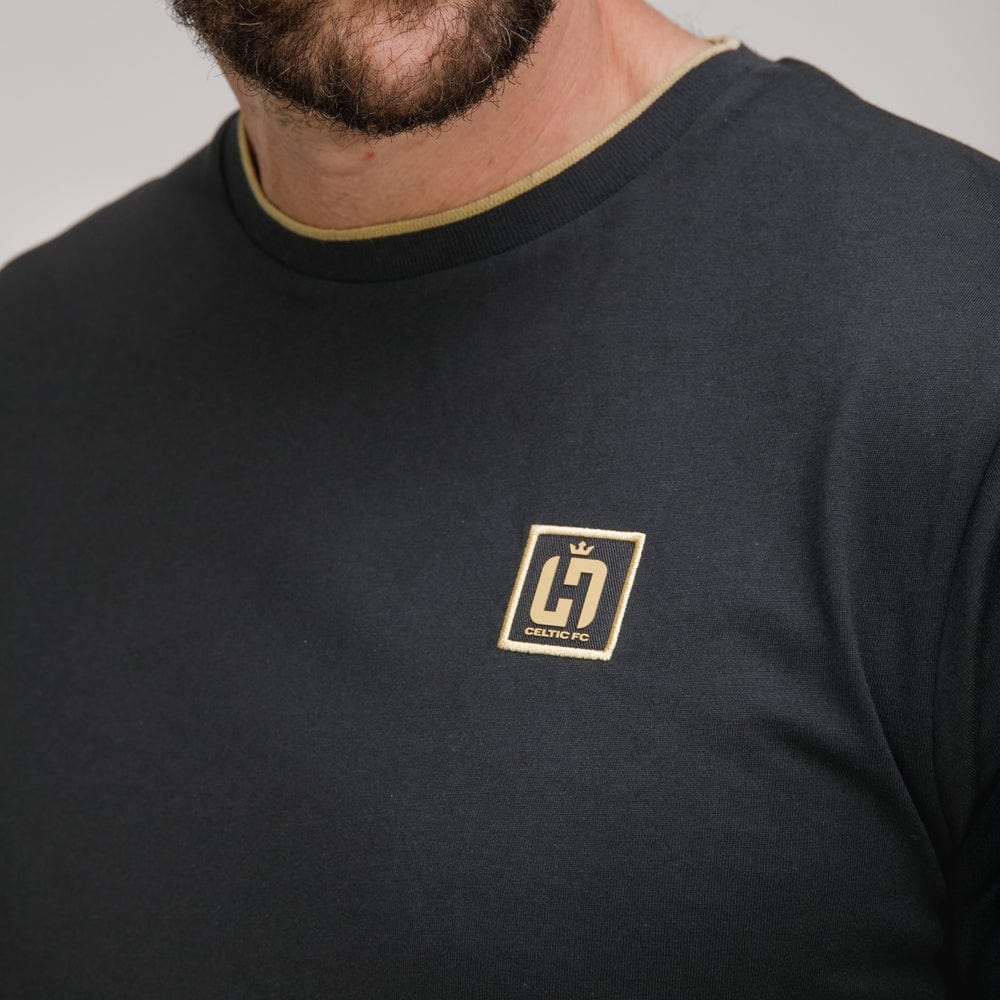 Celtic Henrik Larsson Black T-Shirt