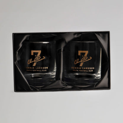 Celtic Henrik Larsson  Glencairn Whisky Glass Set