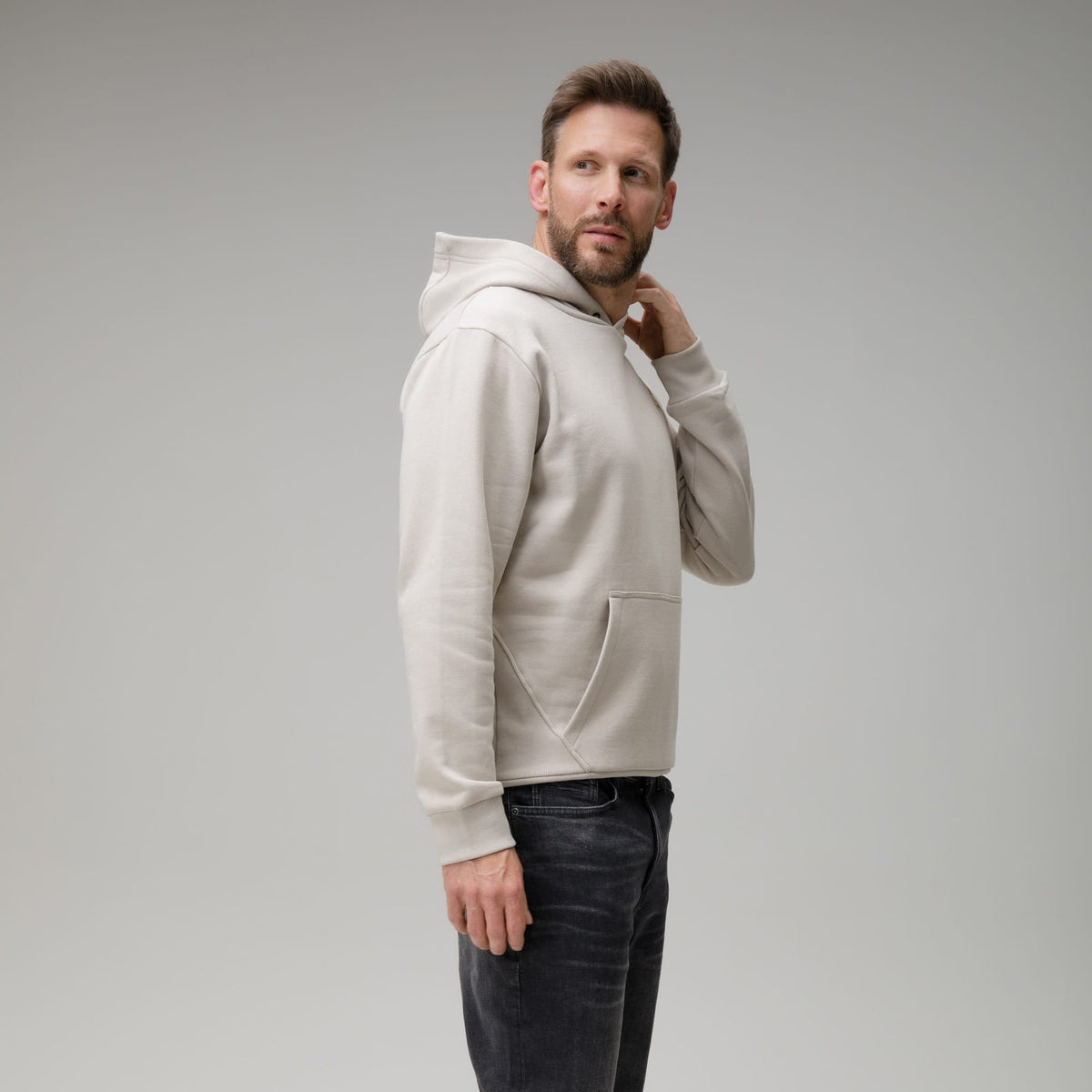 Celtic Henrik Larsson Men's Beige Hoodie