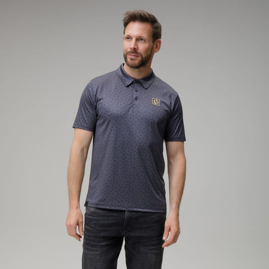 Celtic Henrik Larsson Men's Geometric Print Polo Shirt