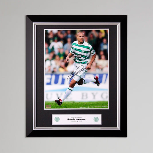 Celtic Henrik Larsson Portrait Print