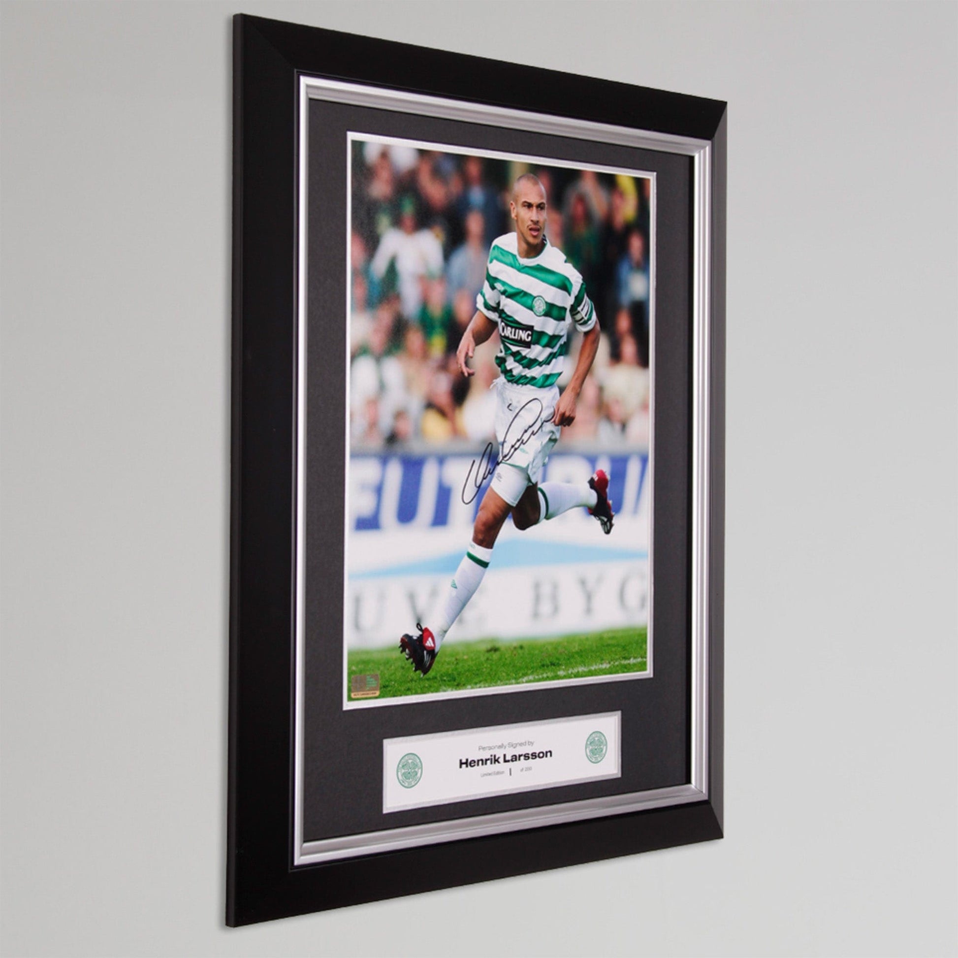 Celtic Henrik Larsson Portrait Print