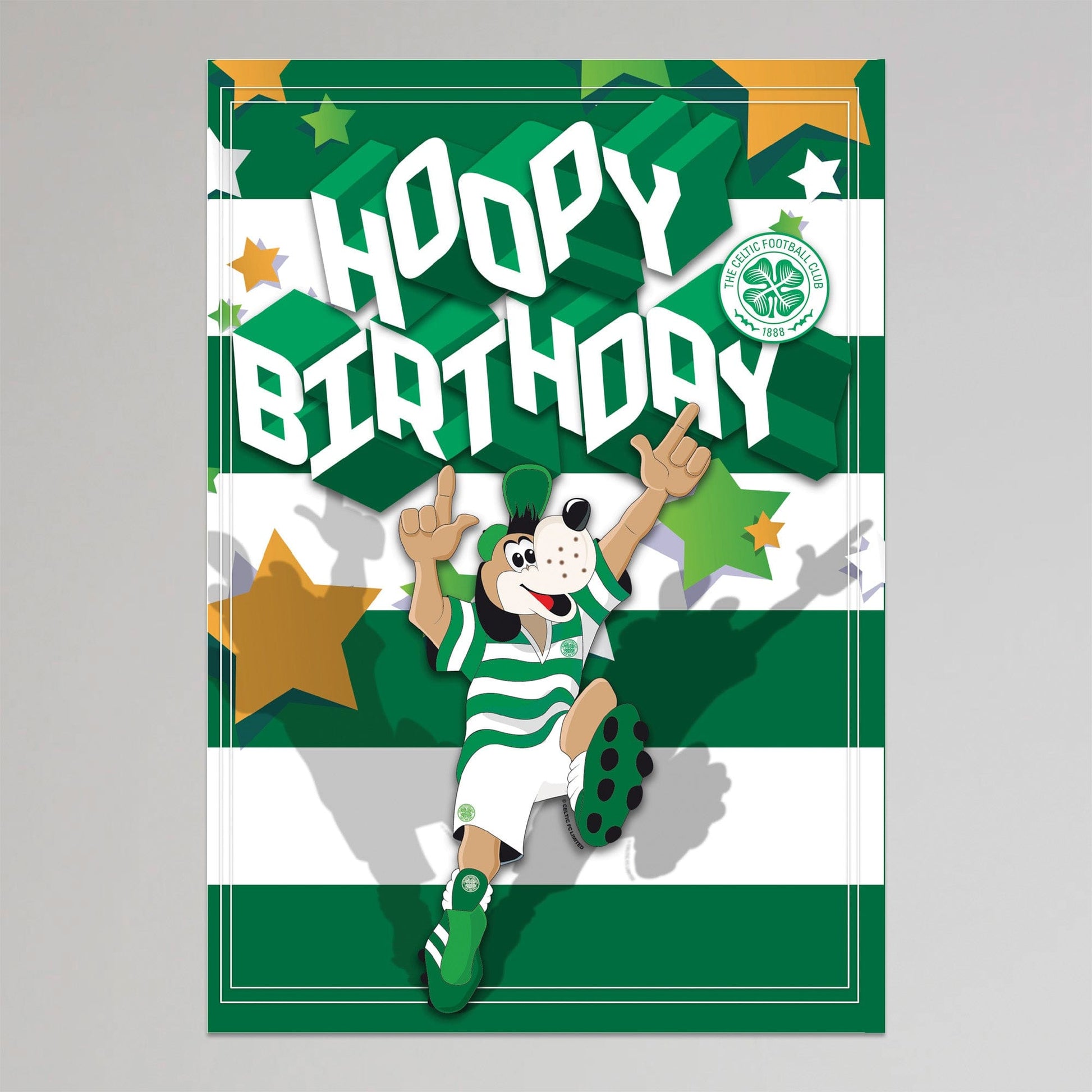 Celtic Hoopy Happy Birthday Card