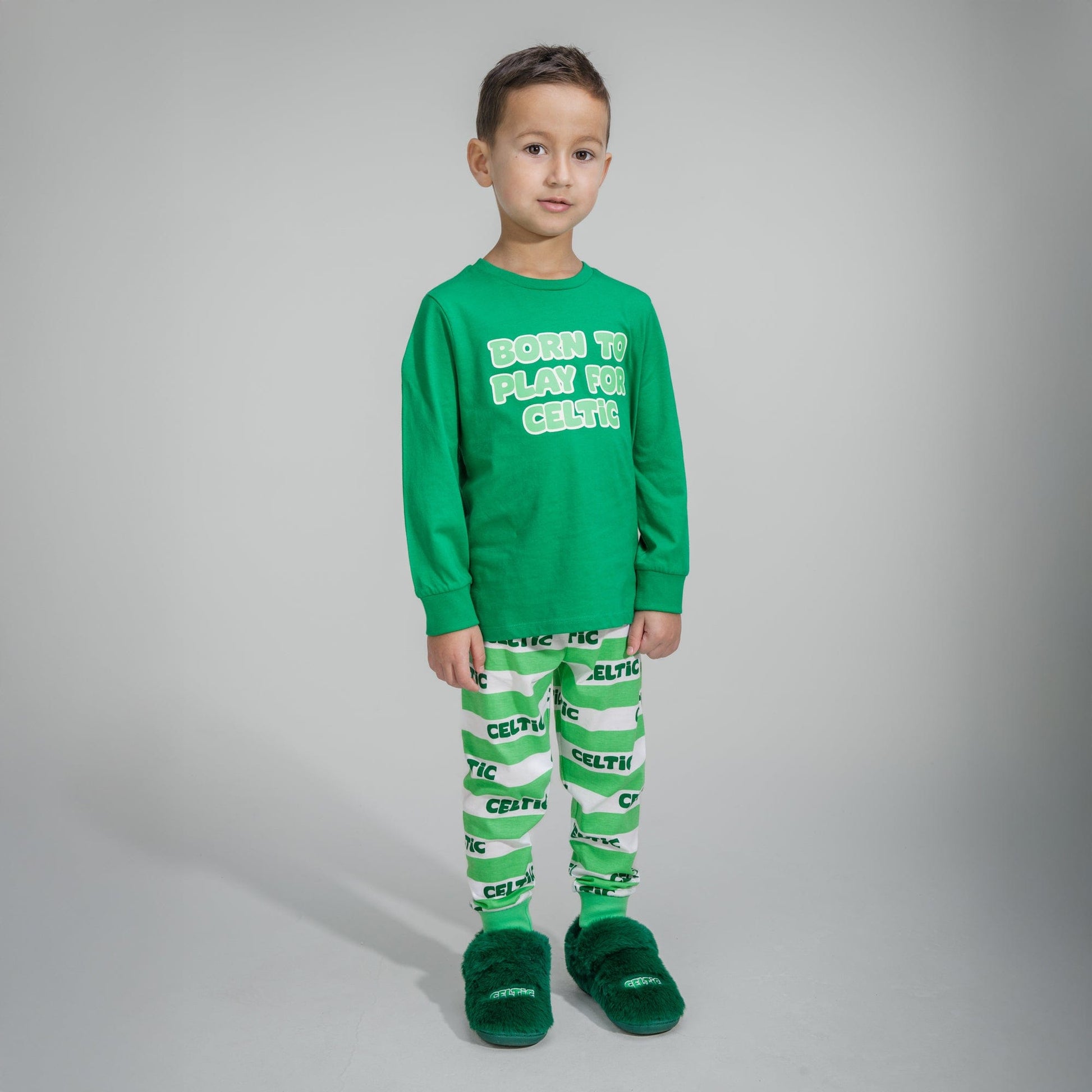 Celtic Infant Green Born to Play Pyjamas
