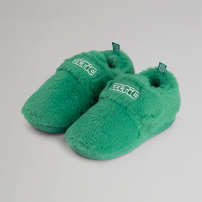 Celtic Infant Green Slippers