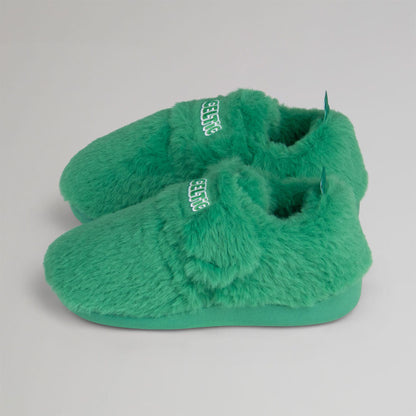 Celtic Infant Green Slippers