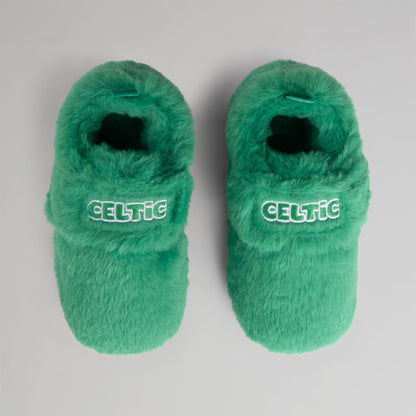 Celtic Infant Green Slippers