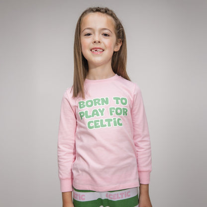 Celtic Infant Pink Born to Play Pyjamas