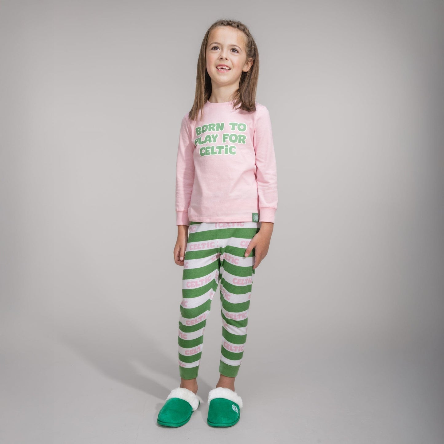 Celtic Infant Pink Born to Play Pyjamas