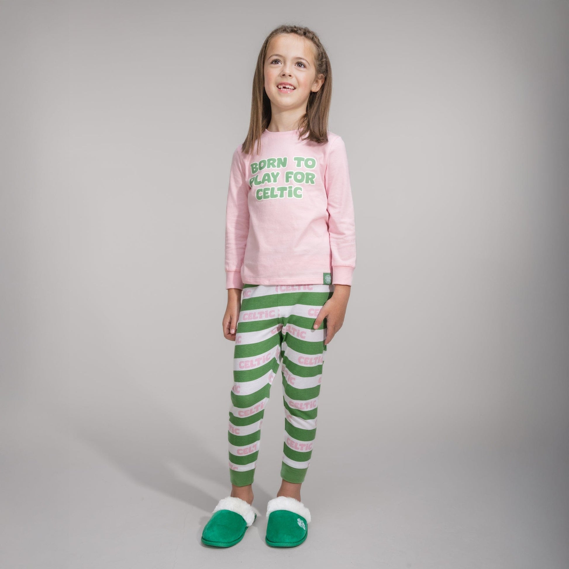 Celtic Infant Pink Born to Play Pyjamas