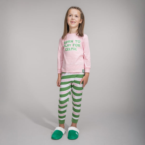 Celtic Infant Pink Born to Play Pyjamas – Official Celtic Store