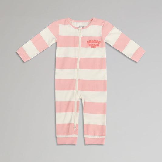 Celtic infant Pink Sleepsuit