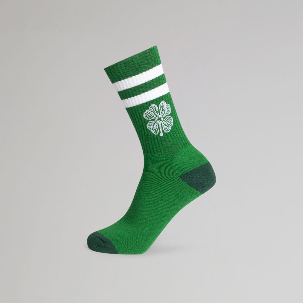 Celtic Junior 2 Pack Clover Crew Socks