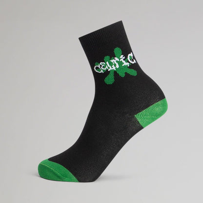Celtic Junior 2 Pack Text Socks