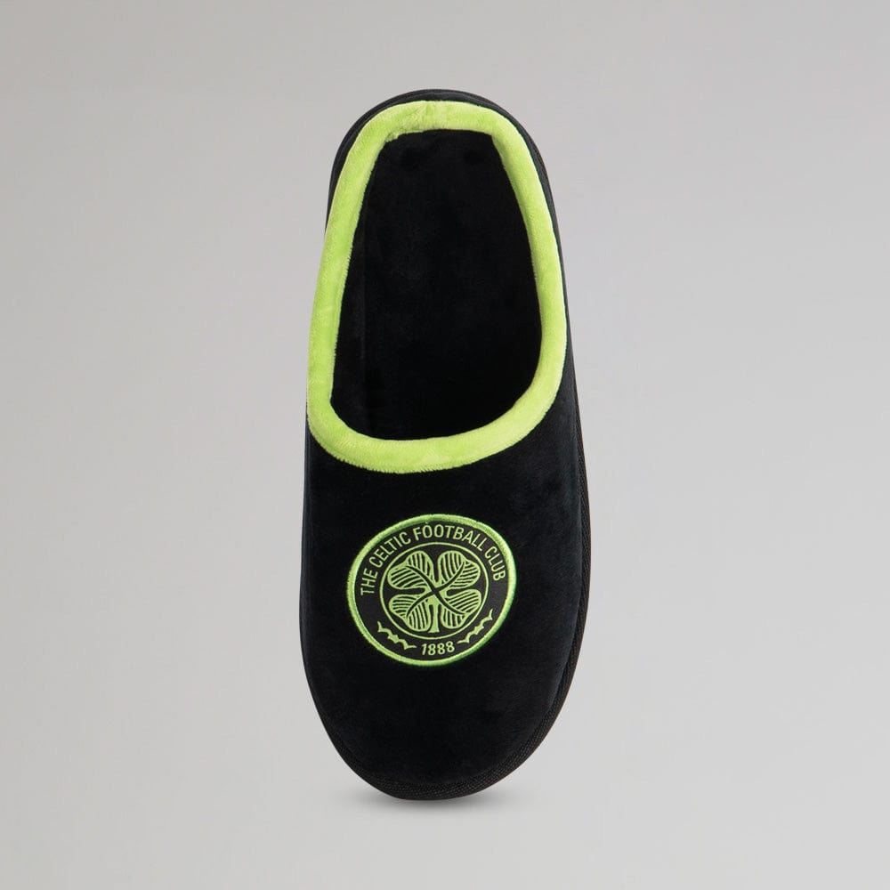 Celtic Junior Black Mule Slipper