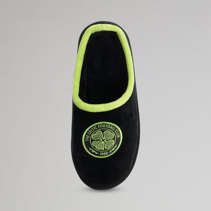 Celtic Junior Black Mule Slipper