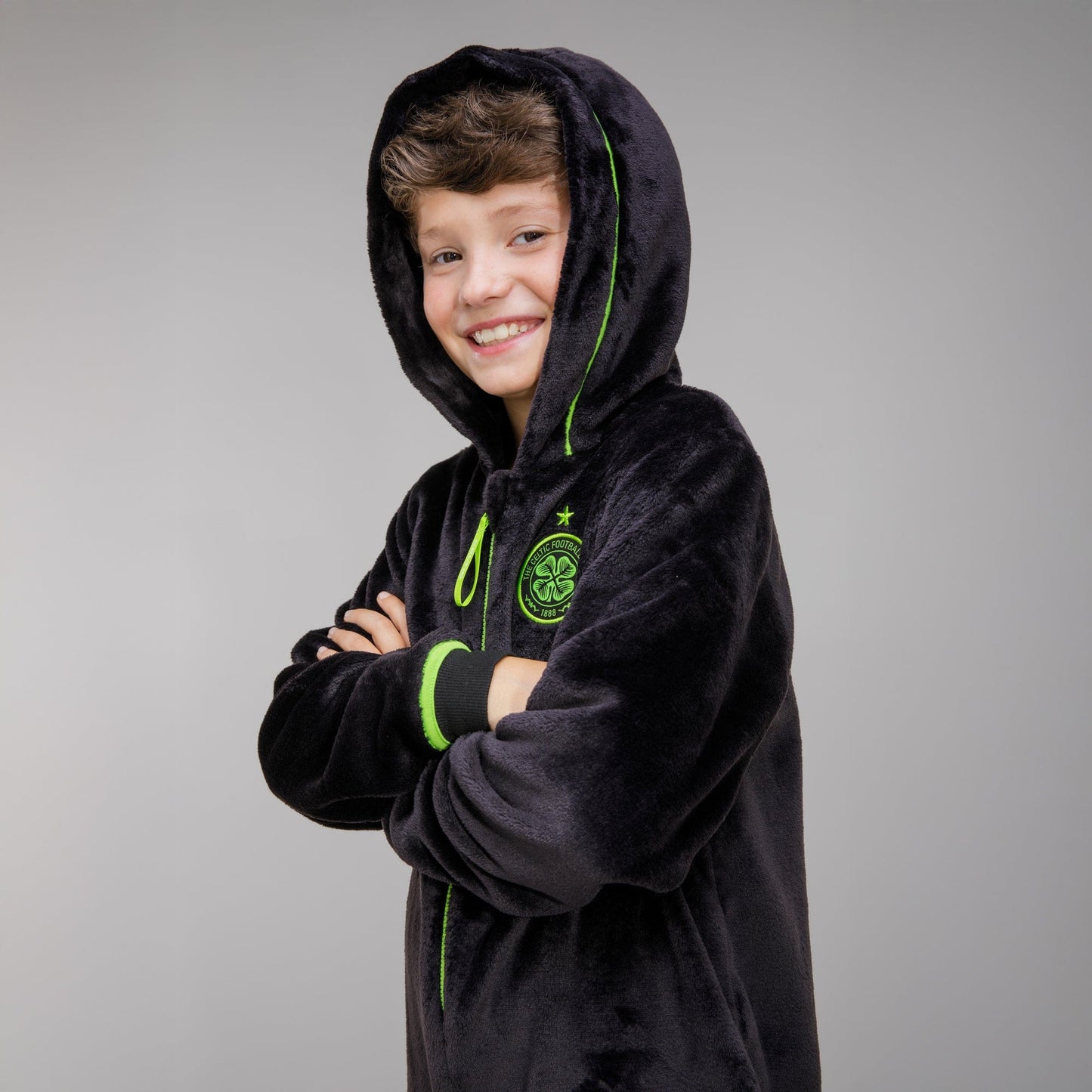 Celtic Junior Black Onesie