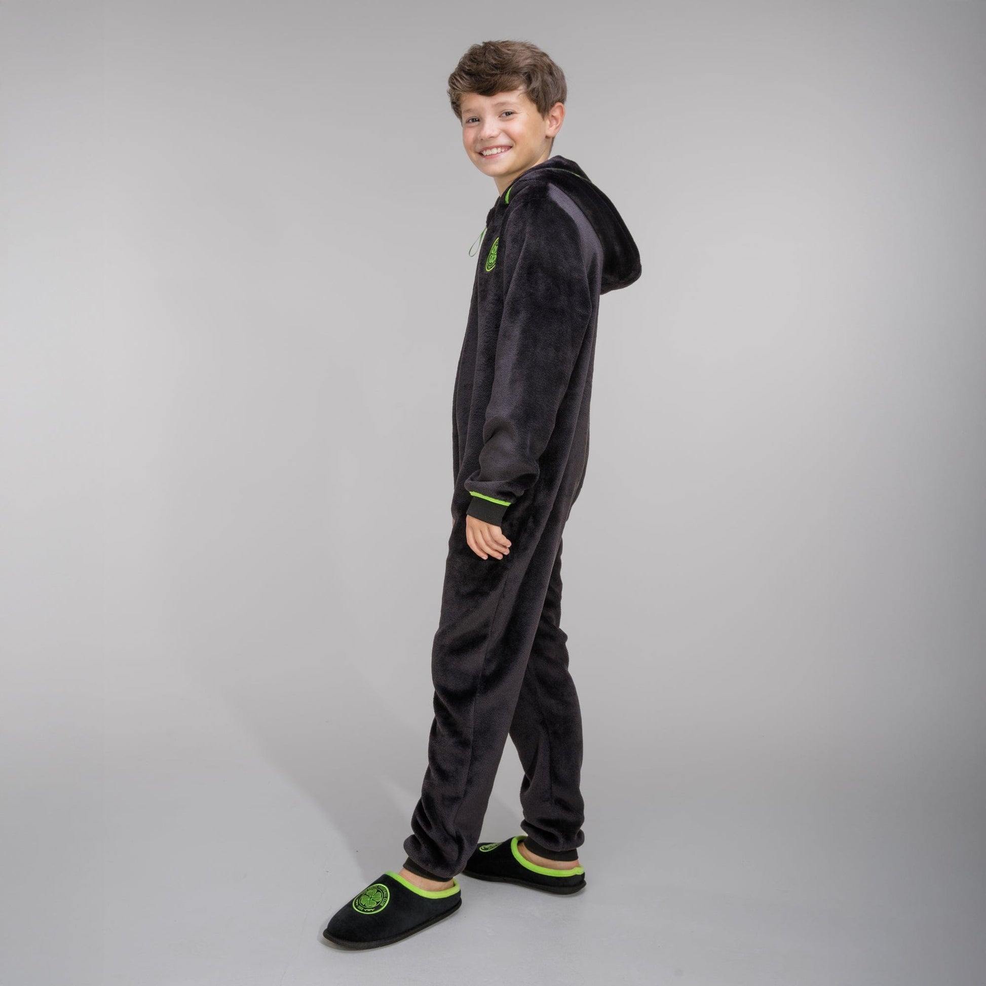 Celtic Junior Black Onesie