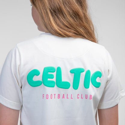 Celtic Junior Bubble Text Print T-Shirt