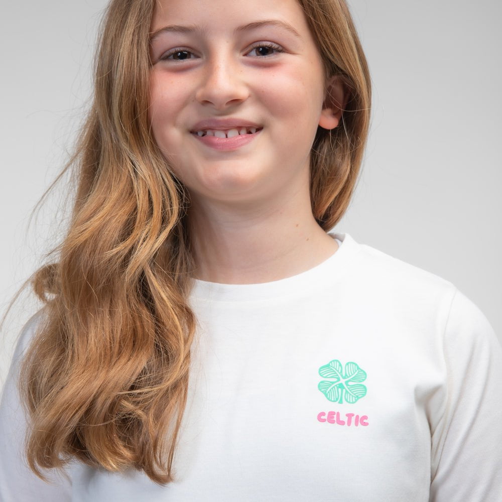 Celtic Junior Bubble Text Print T-Shirt