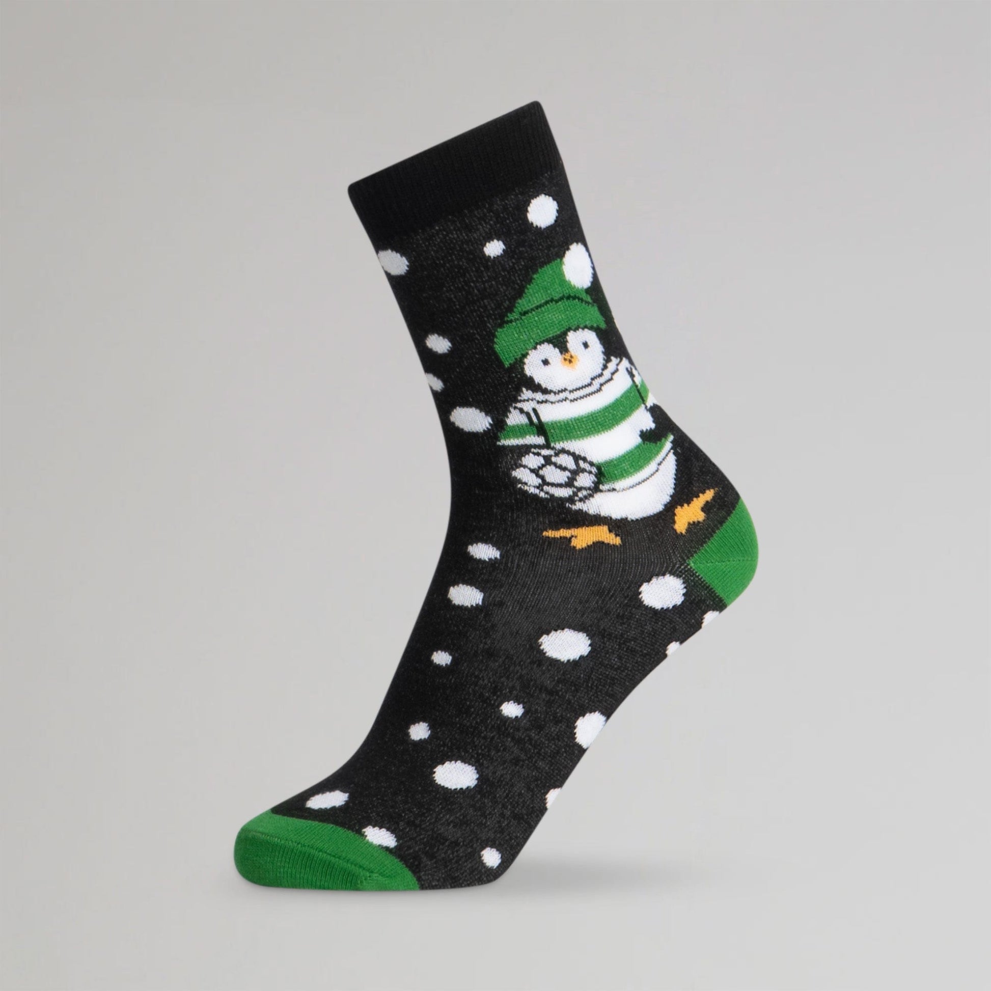 Celtic Junior Christmas Penguin Sock