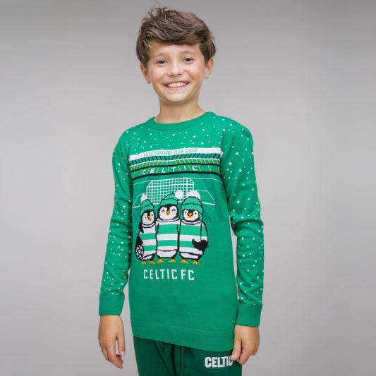 Celtic Junior Christmas Stadium Jumper