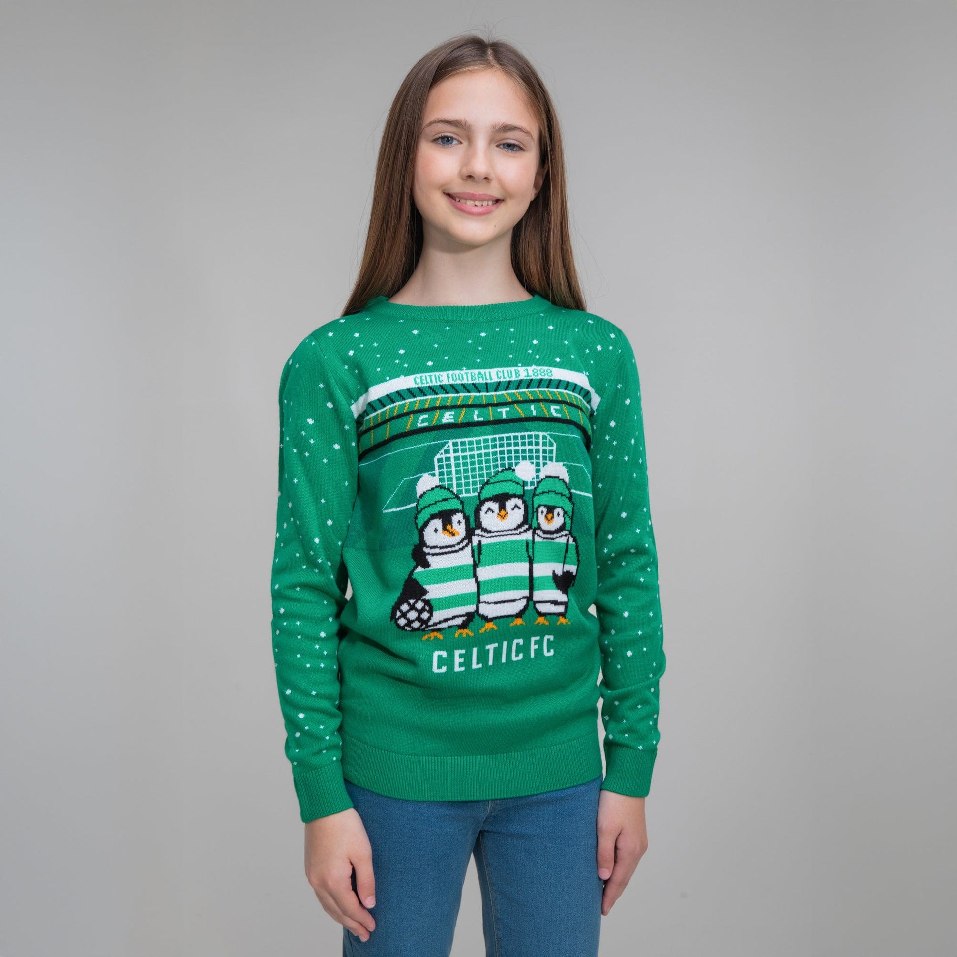 Celtic Junior Christmas Stadium Jumper