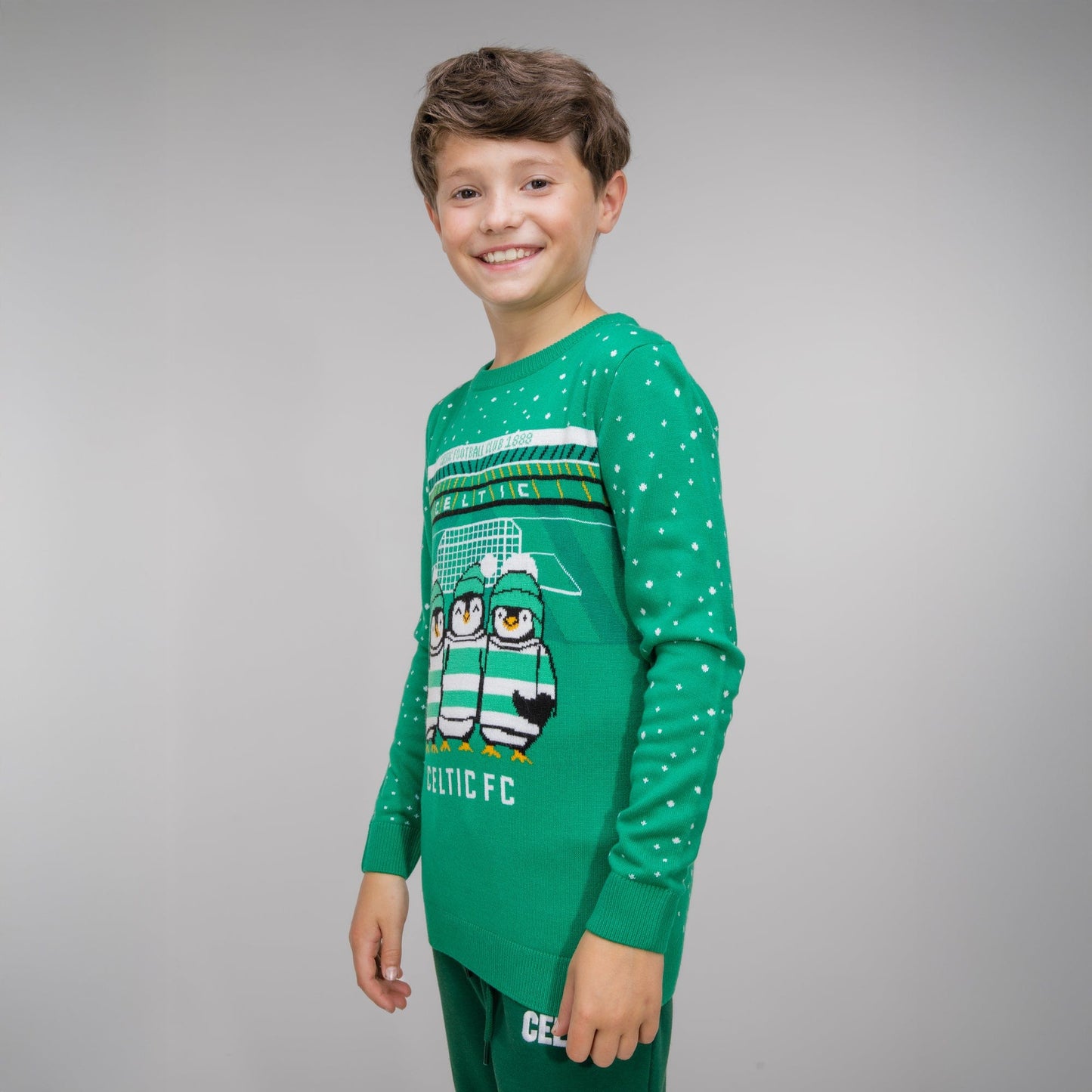 Celtic Junior Christmas Stadium Jumper