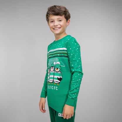 Celtic Junior Christmas Stadium Jumper