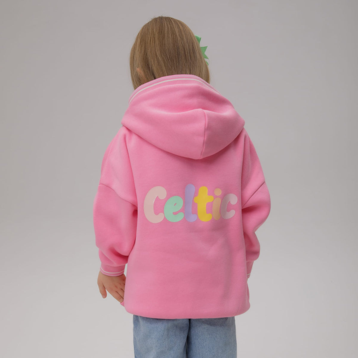 Celtic Junior Colourful Back Print Hoodie