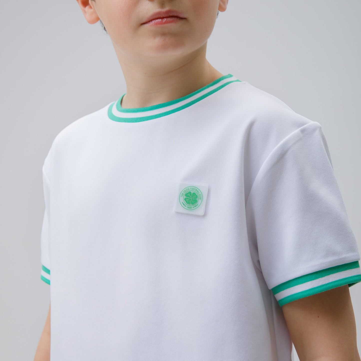 Celtic Junior Crest White T-Shirt