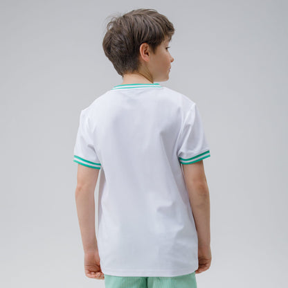 Celtic Junior Crest White T-Shirt