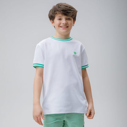 Celtic Junior Crest White T-Shirt