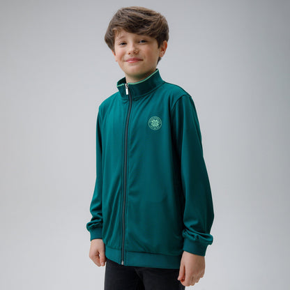 Celtic Junior Dark Green Track Jacket