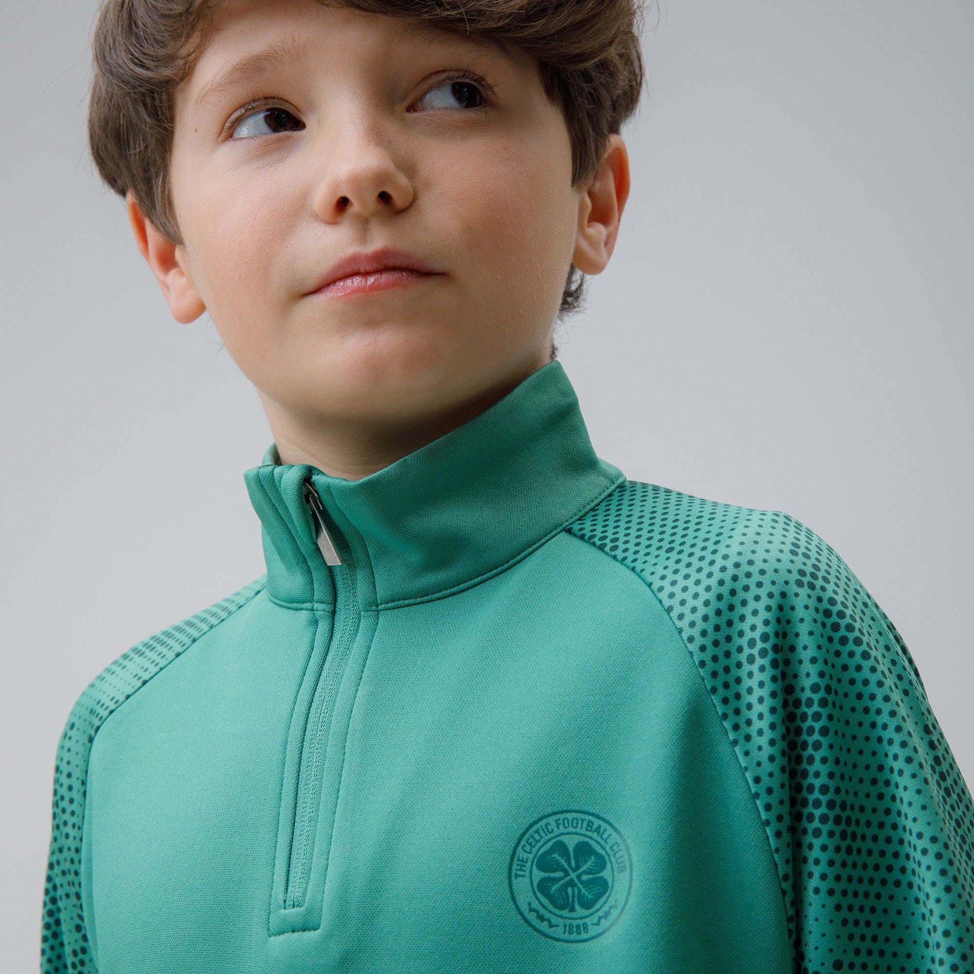 Celtic Junior Dot Print Green Quarter Zip – Official Celtic Store