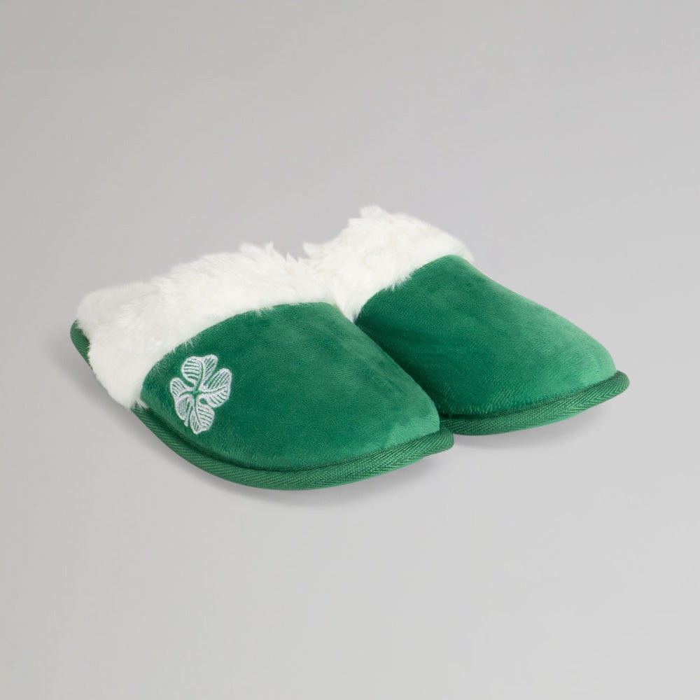 Celtic Junior Green Mule Slipper